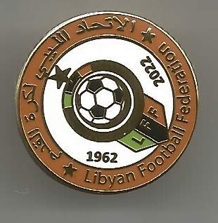 Pin Fussballverband Libyen 60 Jahre rot
